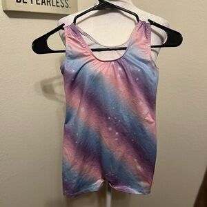 Multi colored leotard for girl